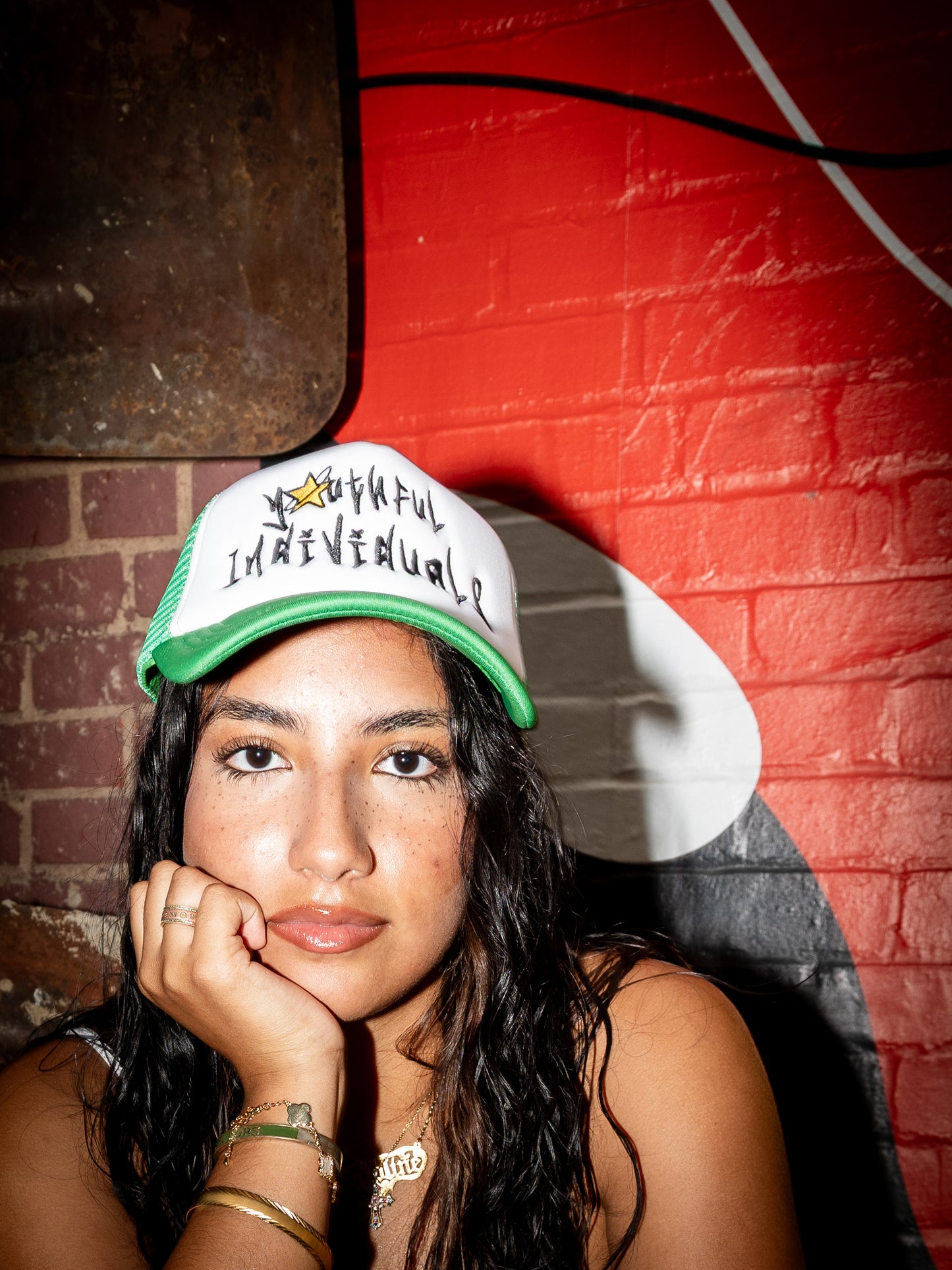 Youth Logo Trucker (Green)