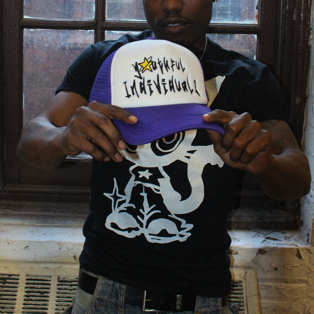 Youthful Individuals Trucker Hat (Purple)