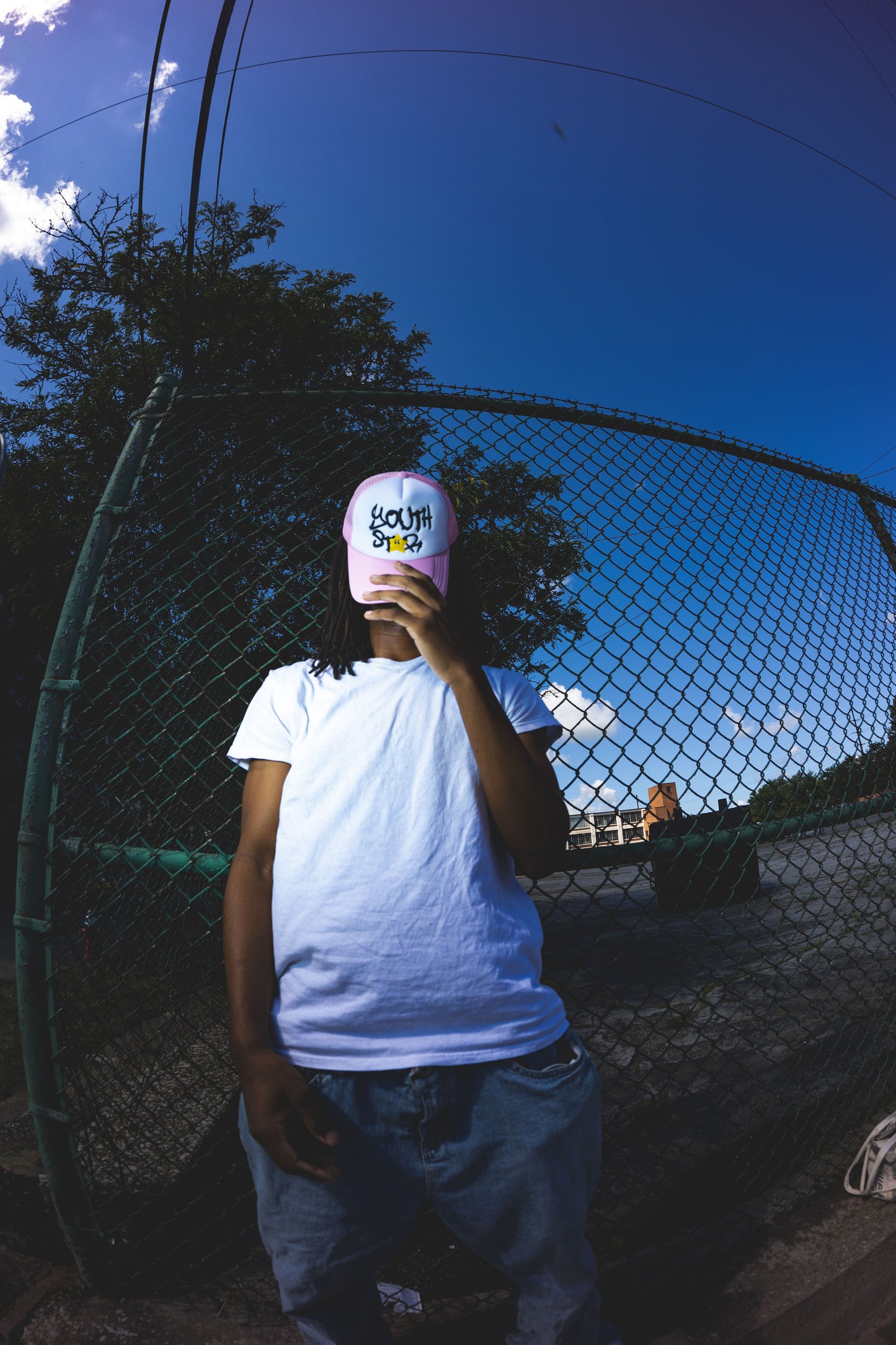 youthstar trucker hats (pink)