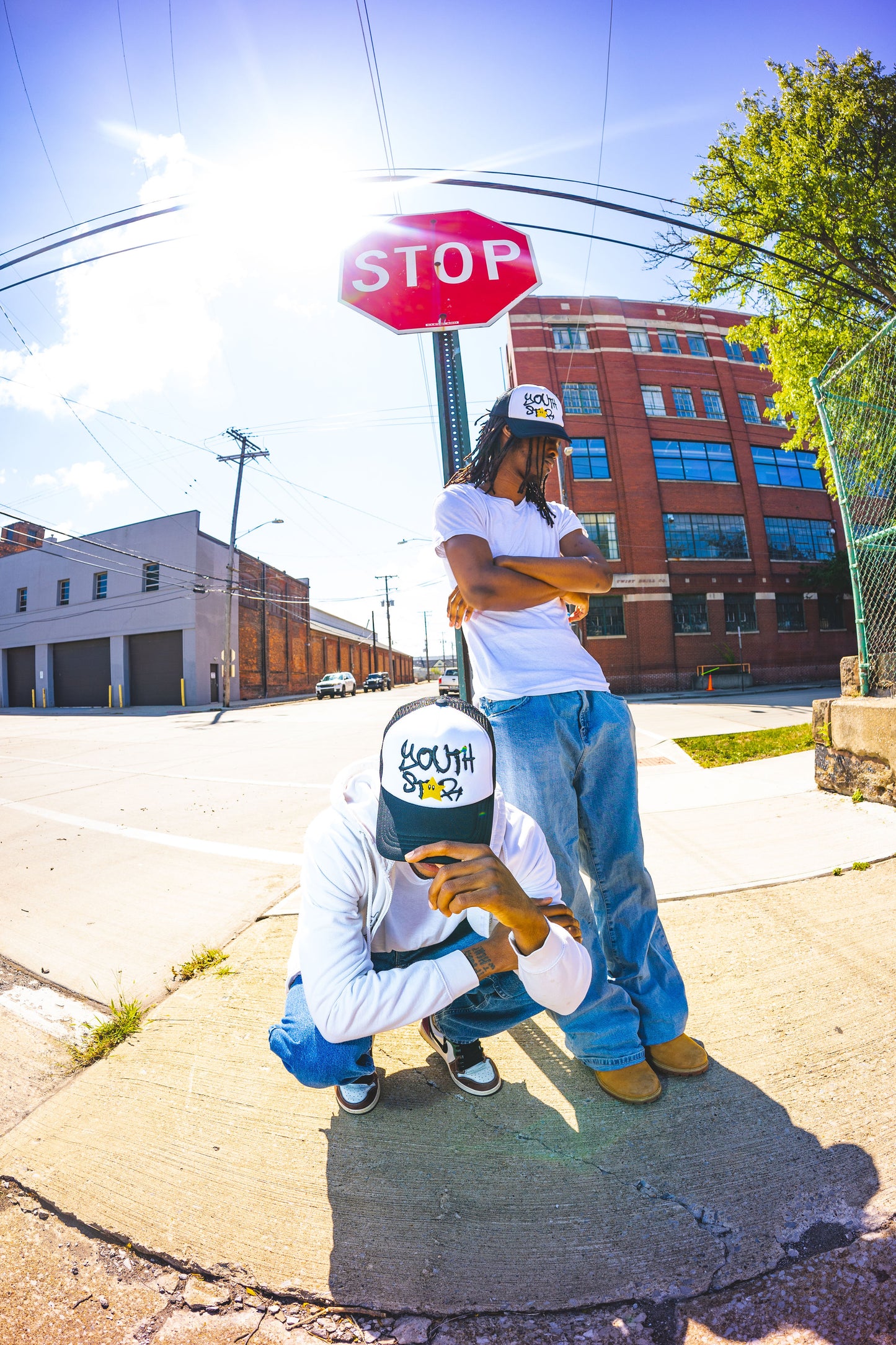 youthstar trucker hats (black)