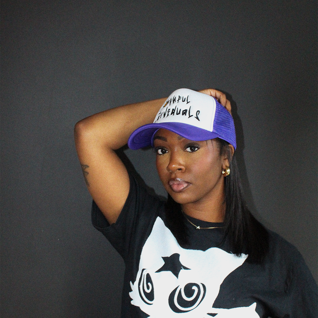 Youthful Individuals Trucker Hat (Purple)