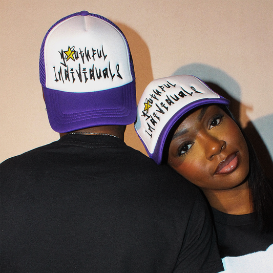 Youthful Individuals Trucker Hat (Purple)